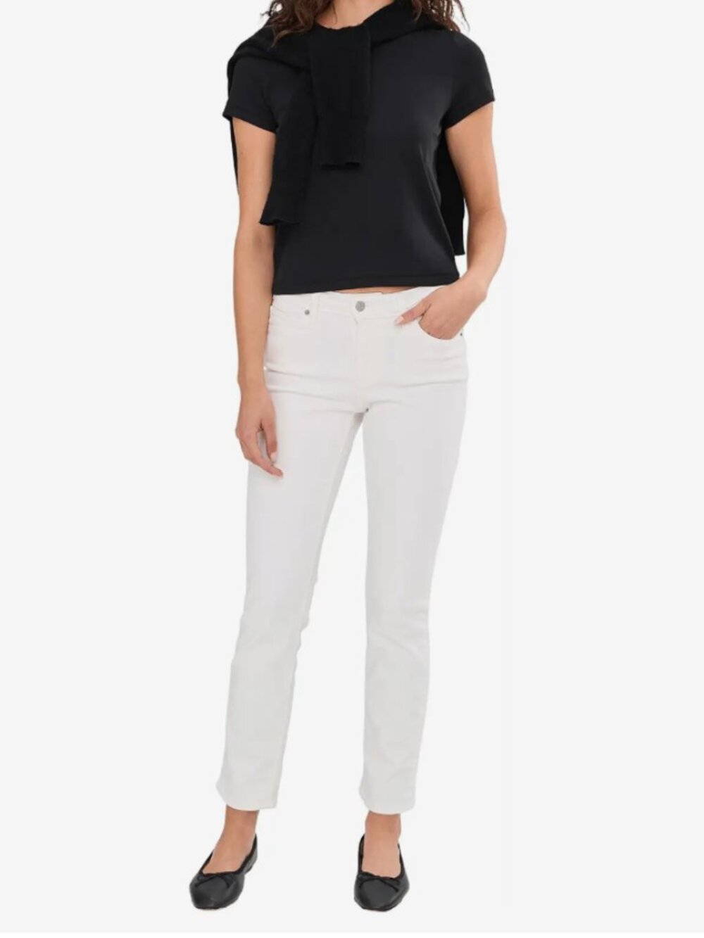 Levi's Premium Classic Straight White Jeans